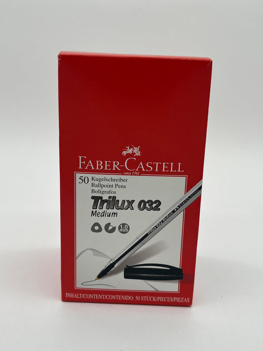 BOLIGRAFO X50 TRILUX 032 FABER-CASTEL NEGRO