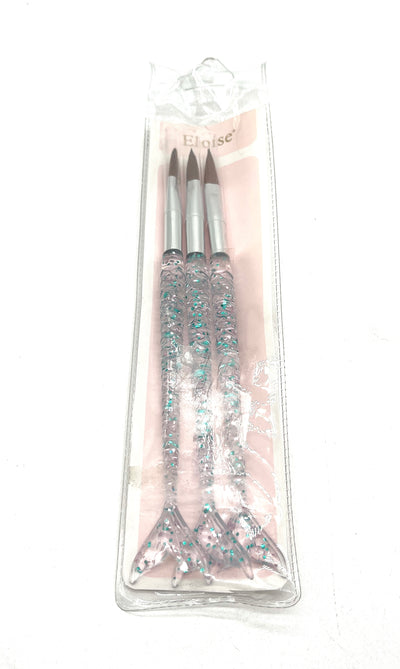 PINCEL ACRILICO X3 SIRENA TRANSPARENTE MRYSJB-B
