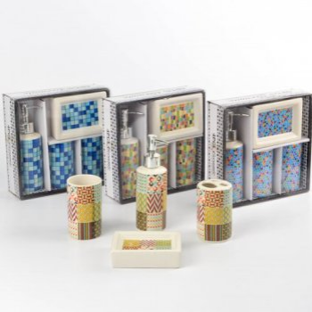 SET BANO 4PCS VENECITA B4398