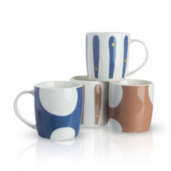 TAZA 320ML C5476 RAY-CIR BCO/NGO-MARR