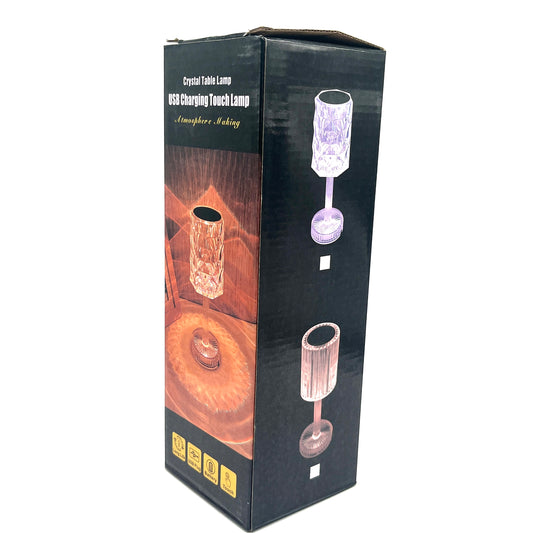VELADOR ACRIL RAY RED 8.5X24.5CM C/USB D4231
