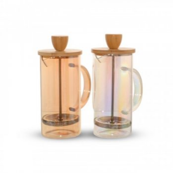 CAFETERA C/TAP DE BAMBOO COLORES SURTIDOS C5583