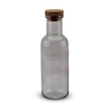 BOTELLA GRIS WATER CON TAP CORCH C5976
