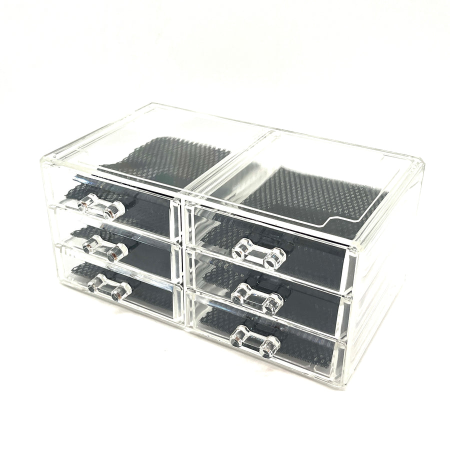 CAJA CON 6 CAJONES DE ACRILICO B4955