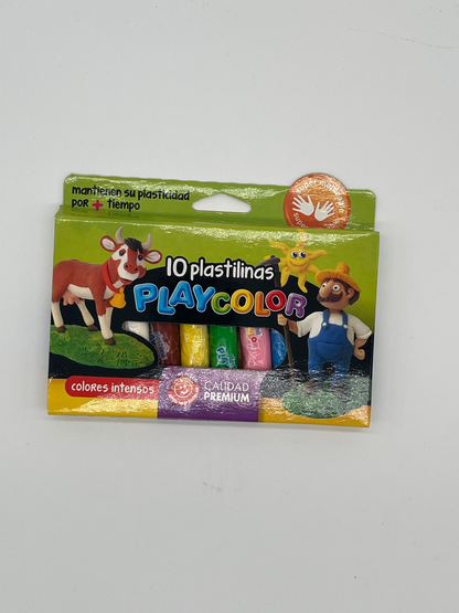 PLASTILINAS PLAYCOLOR X10