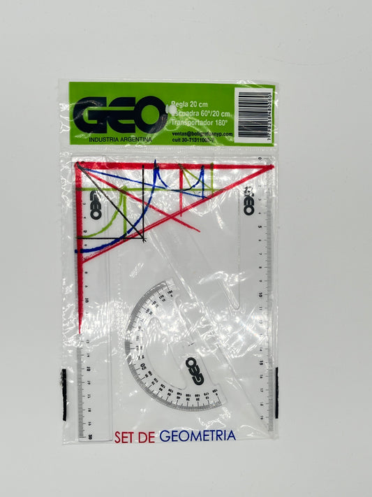 SET GEOMETRICO X3 80080 80128