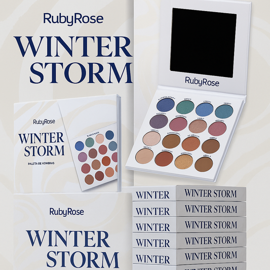 PALETA DE SOMBRAS WINTER STORM RUBYROSE HB-F540