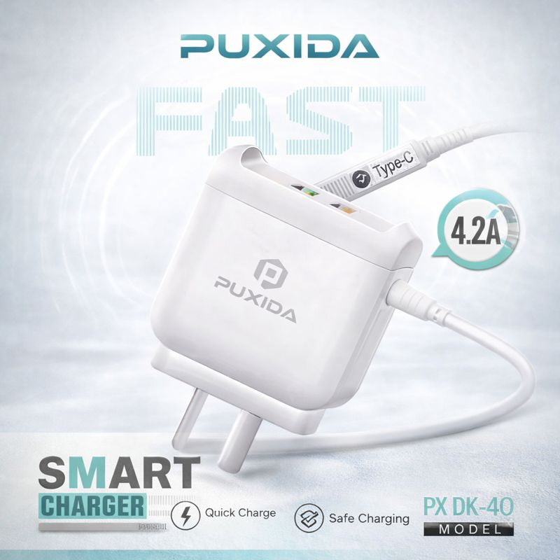 SMART CHARGER TYPE C PUXIDA DK-40