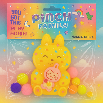 PINCH FAMILY SQUEEZE LABUBU 2799-08