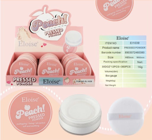 ELOISE PEACH PRESSED POWDER EL1039