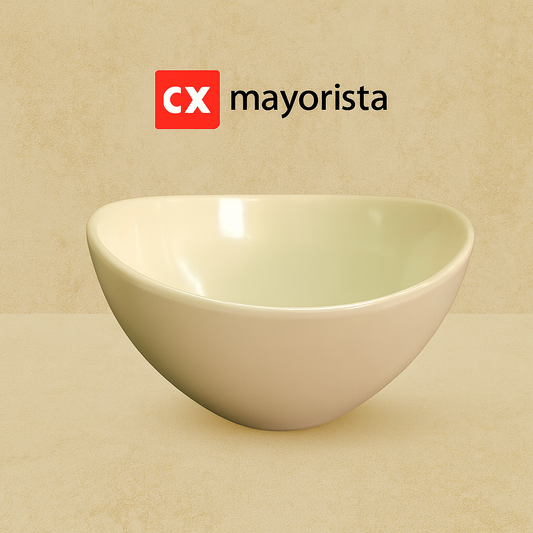 BOWL IRREGULAR 6’ CREMA COLOR 142-11468