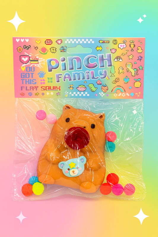 PINCH FAMILY SQUEEZE CAPYBARA CON OSITO 2799-02