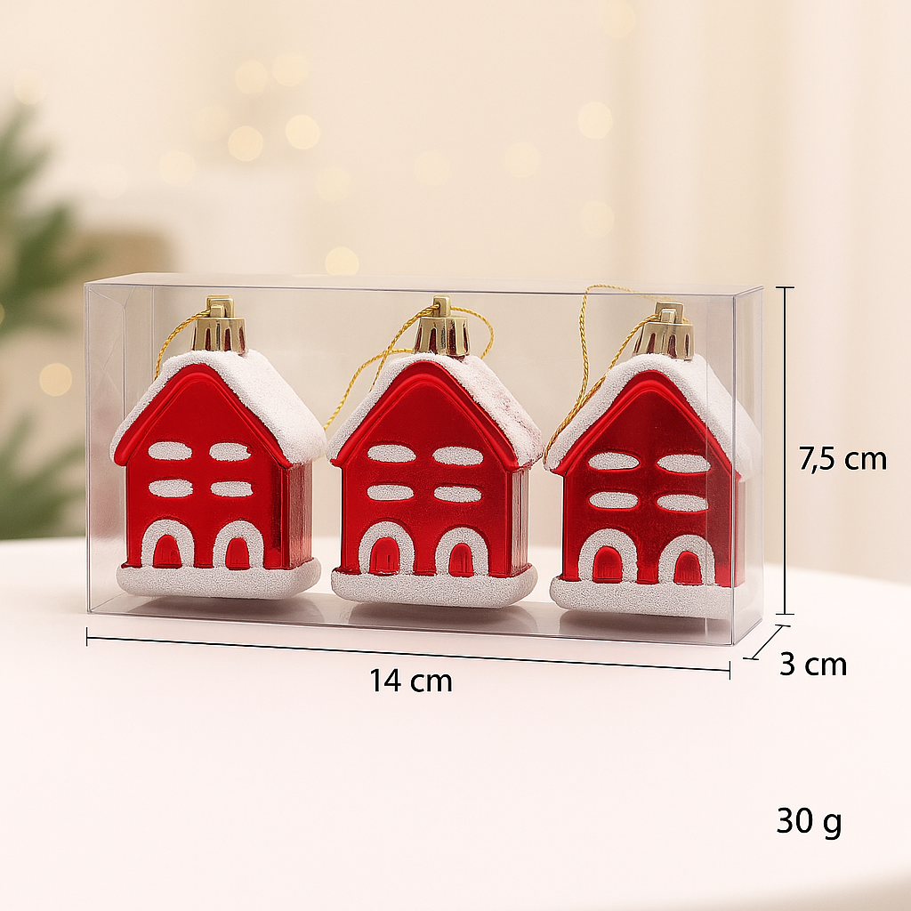CASITA X3 DECO NAVIDAD 22ES03V-204
