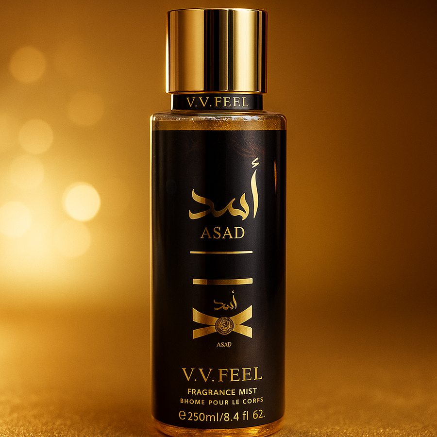 ARABE ASAD NEGRO V.V.FEEL 250ML VF25-13 KC1085 BODY SPLASH PERFUME