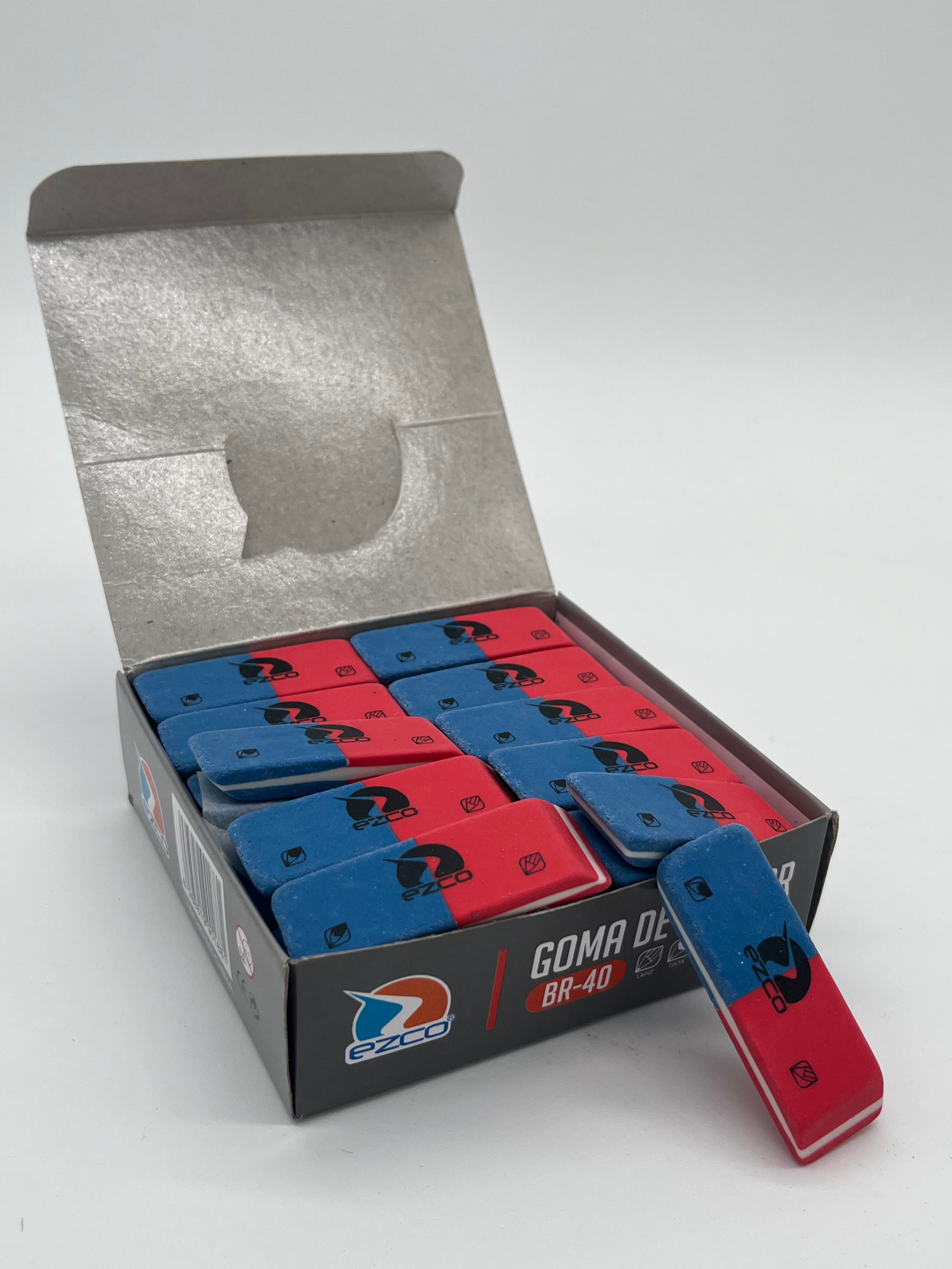 GOMA DE BORRAR X40 BR-40 EZCO 01881