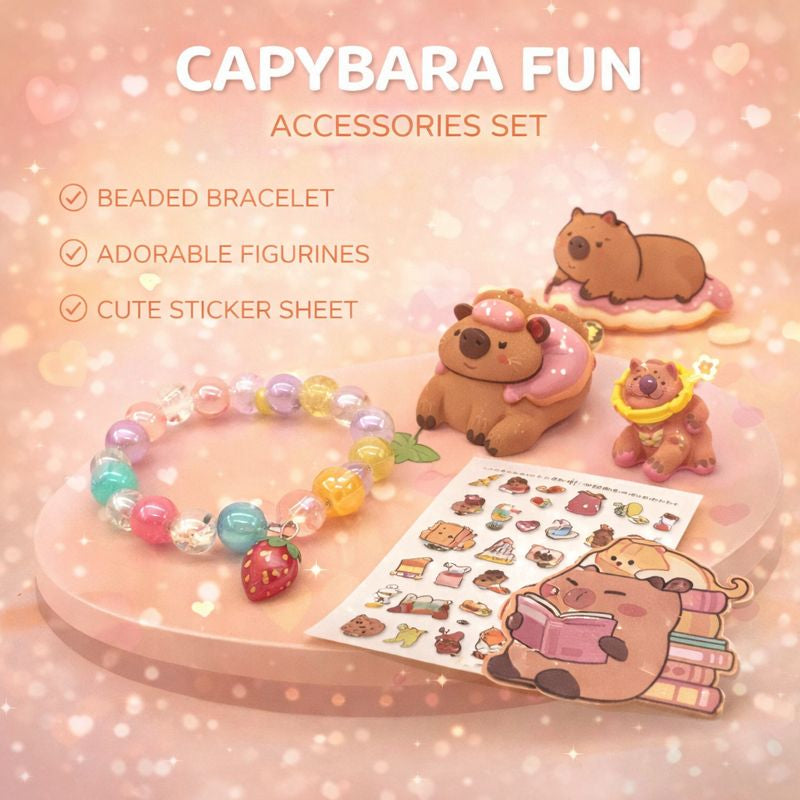 ADORNO Y ANILLO CAPYBARA KD41