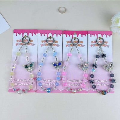 LLAVERO MARIPOSA C/STRASS Y CRISTALES WA-47