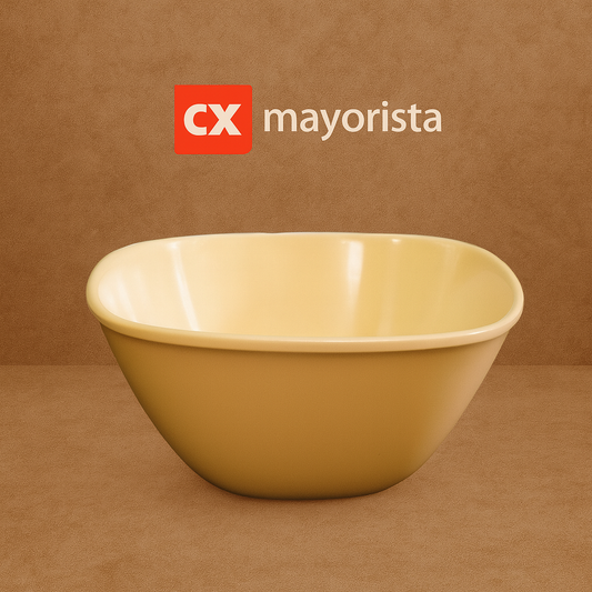 BOWL CUADRADO 5,5’CREMA COLOR 142-1695X