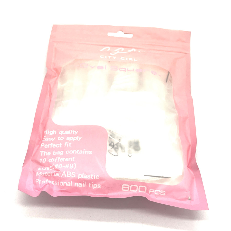 OVAL SQUARE TIPS CITY GIRL JTP-D505