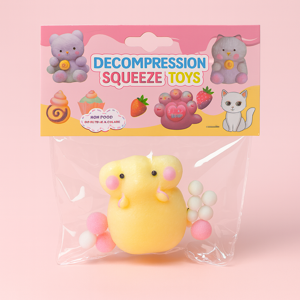 DECOMPRESSION SQUEEZE TOY HAMSTER 2799-11