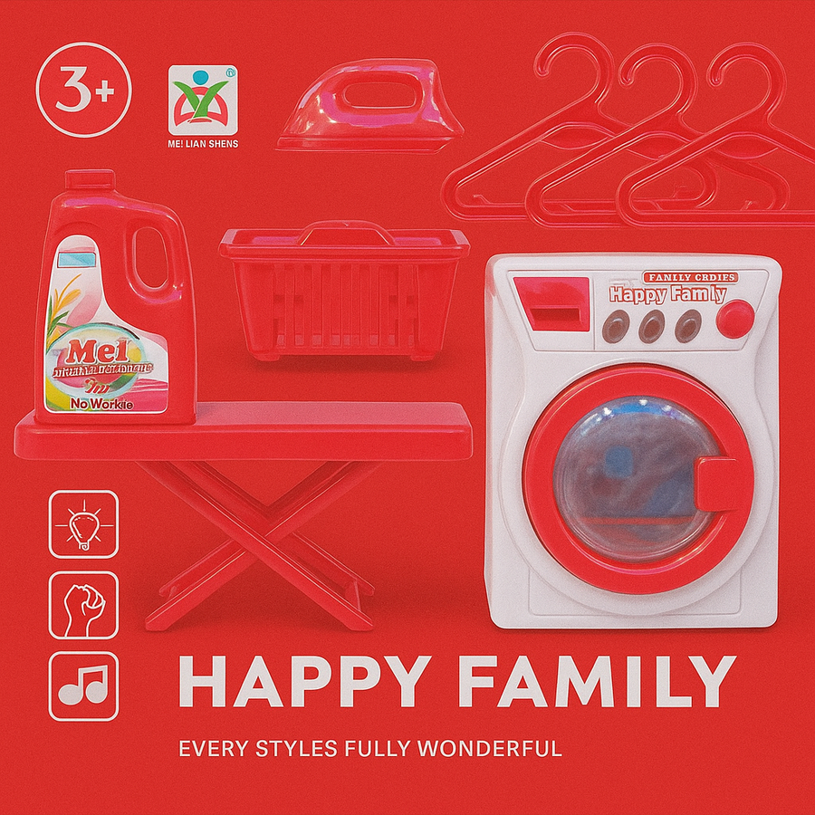 JUEGO LAVAROPAS HAPPY FAMILY 22191