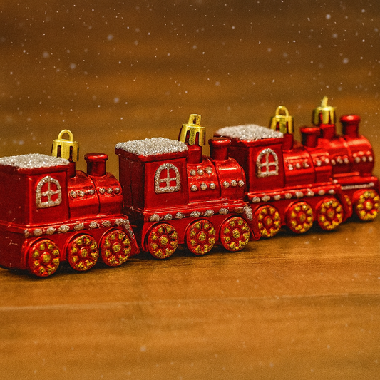 4 TREN DE NAVIDAD 6CM JBL-8122