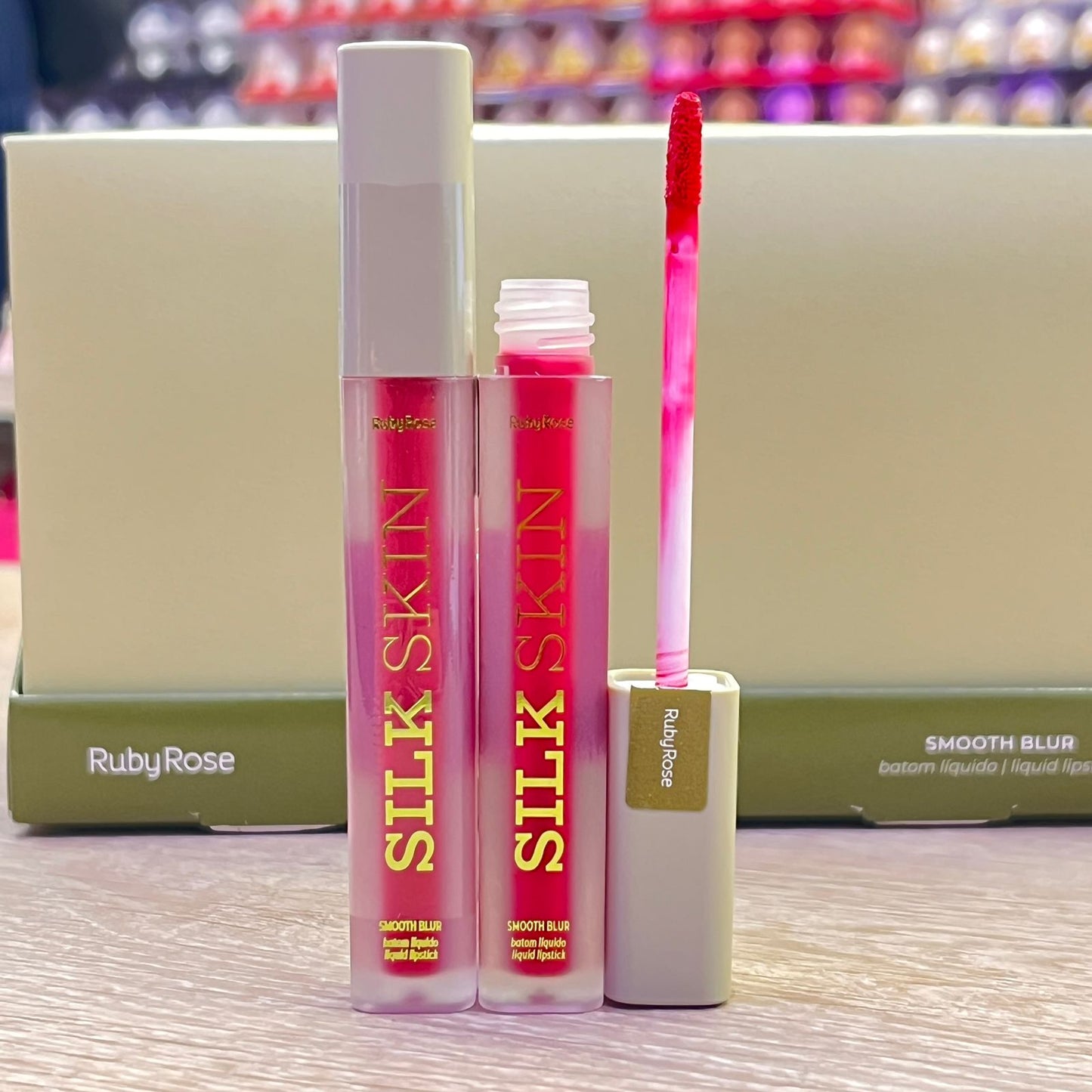 LIQUID LIPSTICK SILK SKIN SMOOTH BLUR RUBYROSE G1 HB-F7100