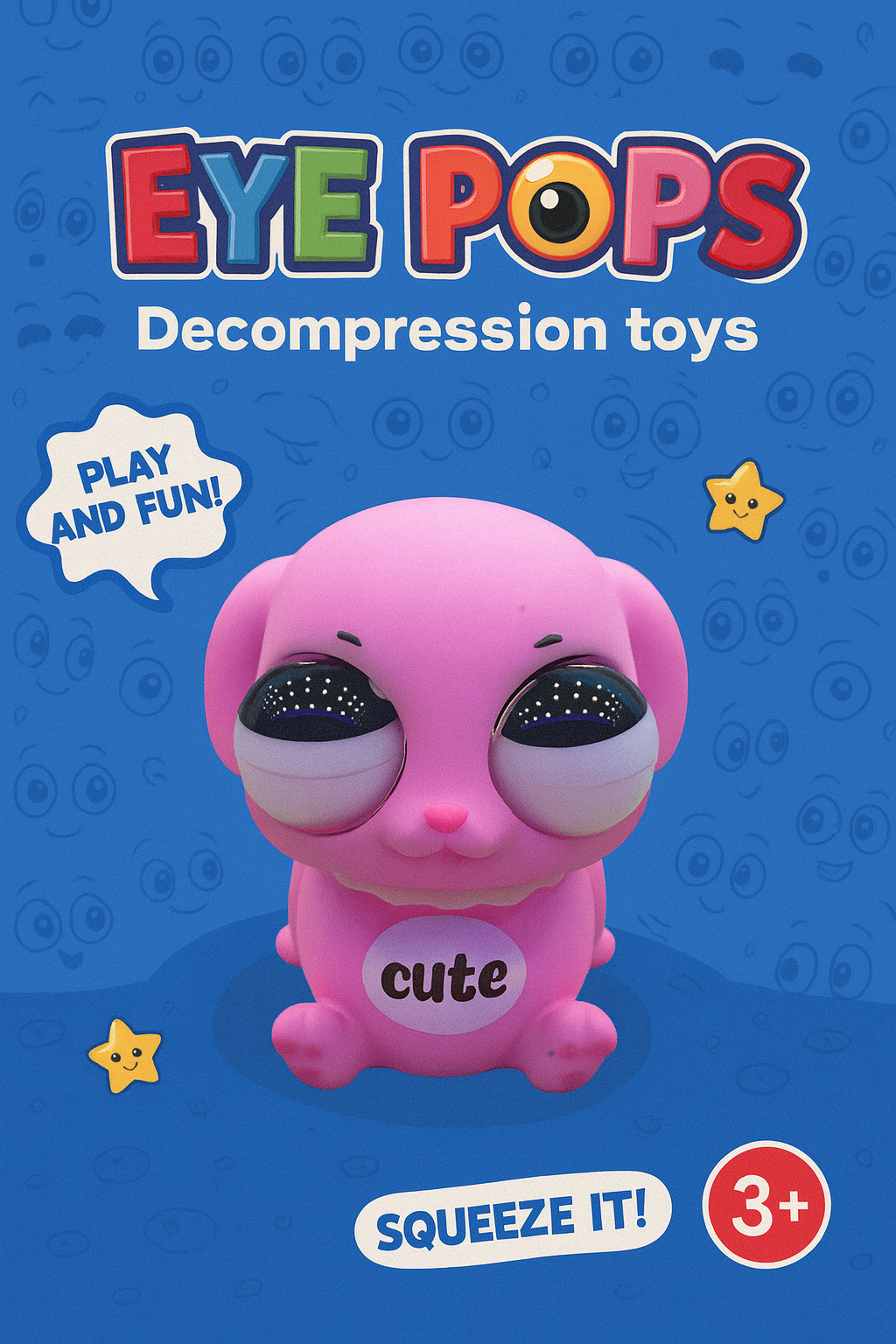 SQUEEZE CUTE EYE POPS 24003