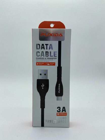 DATA CABLE 3A MICRO FAST CHARGE PUXIDA
