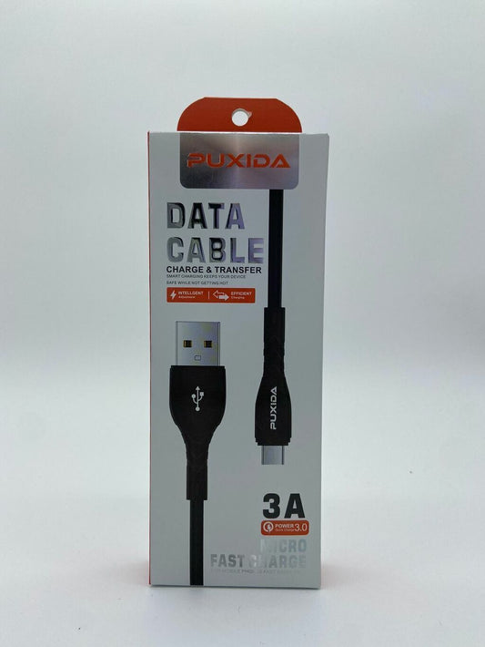 DATA CABLE 3A MICRO FAST CHARGE PUXIDA