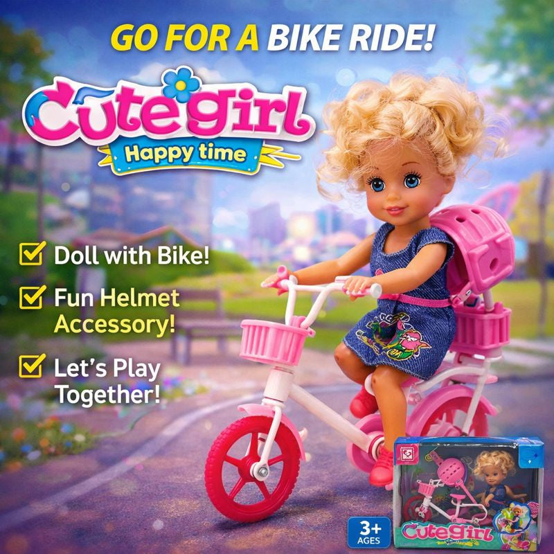 MUNECA CON BICI 22243