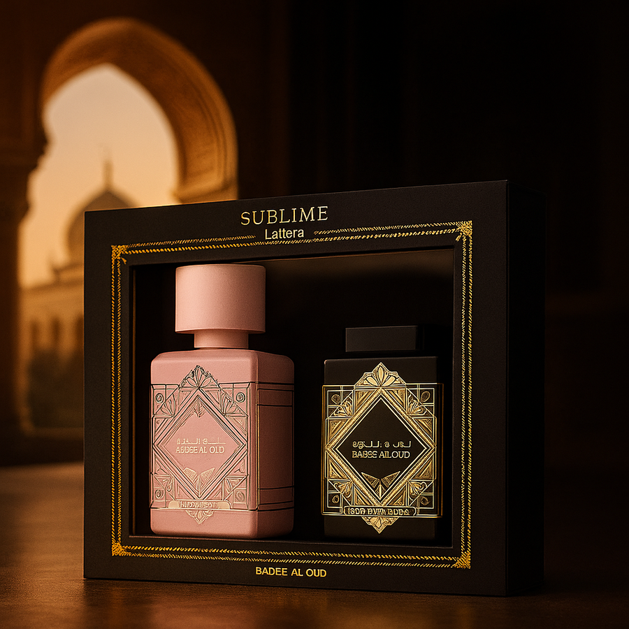 SET DE PERFUME ARABE X2 BADEE AL OUD 811-22