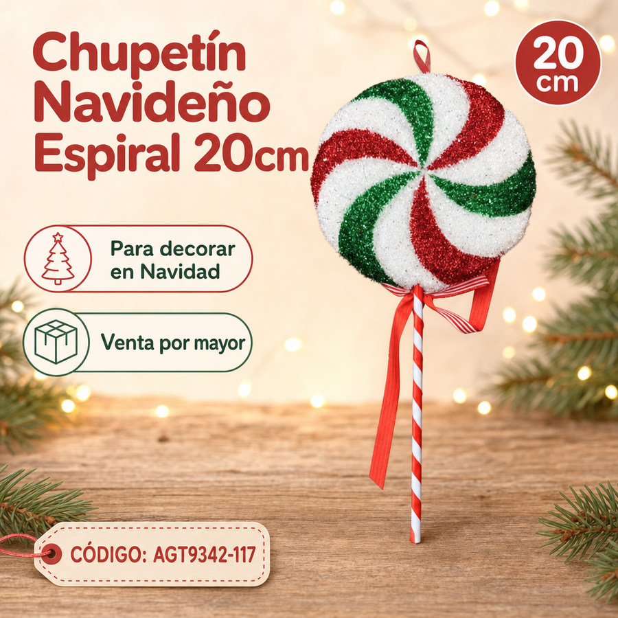 CHUPETIN CARAMELO DE COLORES AGT9342-117