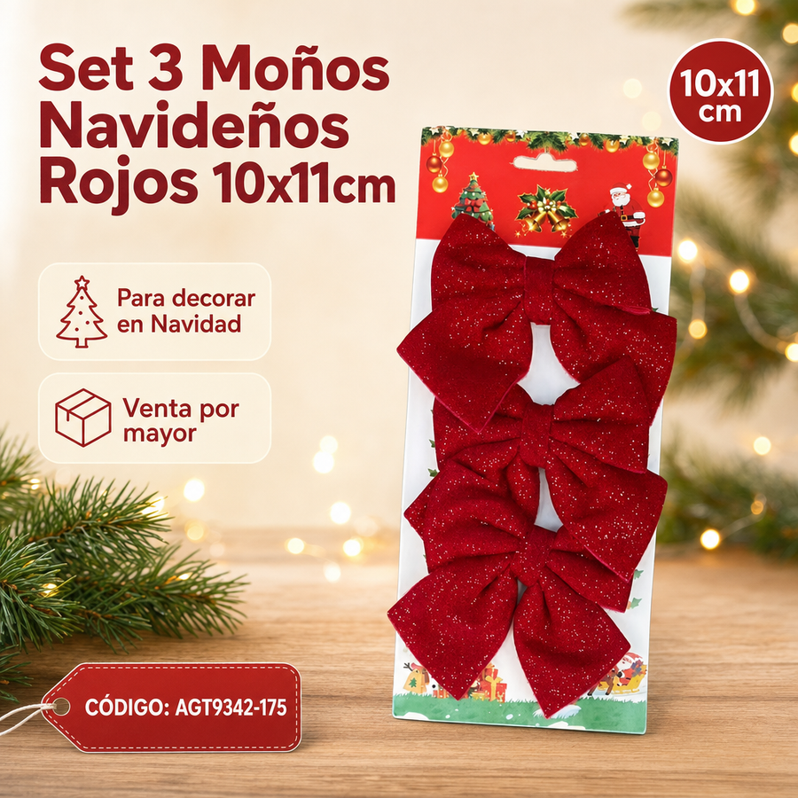 MONO BRILLOSO ROJO AGT9342-175