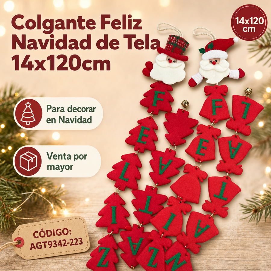 COLGANTE DECO NAVIDAD AGT9342-223