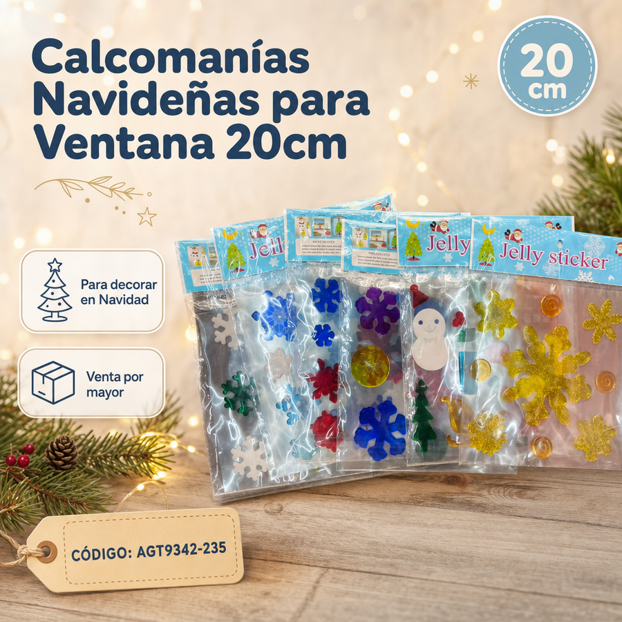 STICKER NAVIDEÑO AGT9342-235