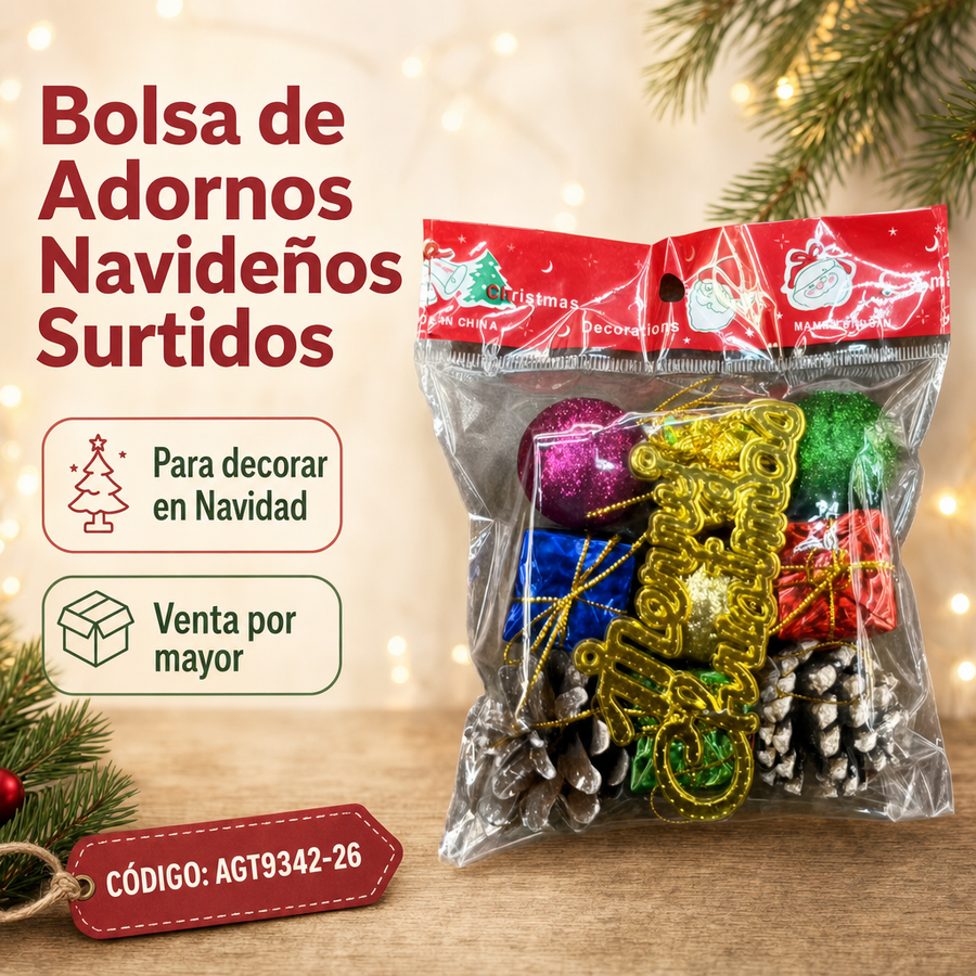 DECO X9 NAVIDAD AGT9342-26