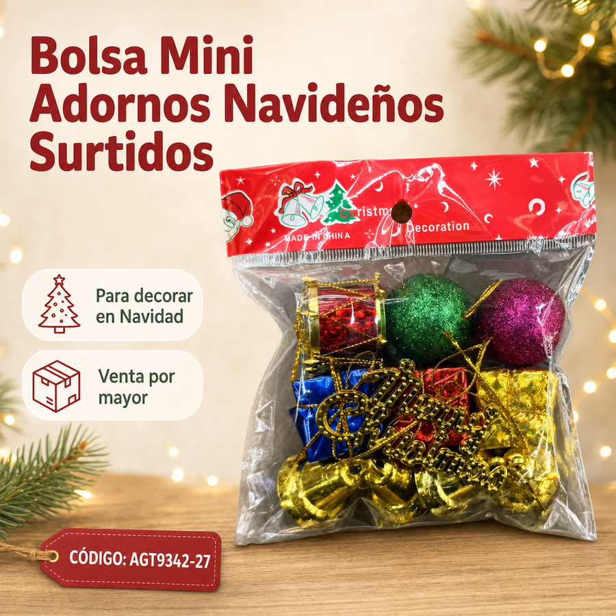 PACK X10SURTIDO MERRY XMAS AGT9342-27