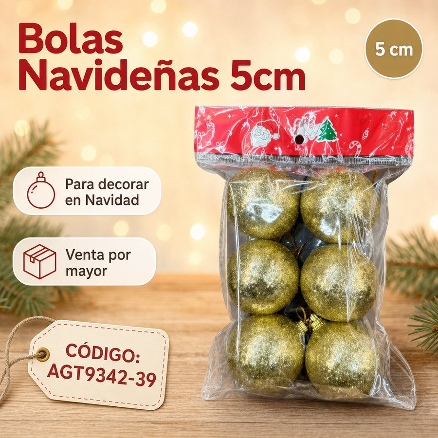 ESFERAS BRILLOSAS X6 AGT9342-39