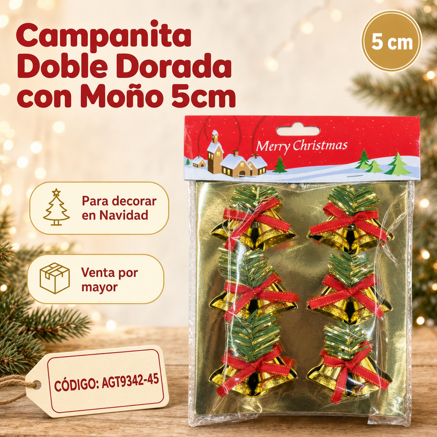 CAMPANAS X6 NAVIDAD AGT9342-45