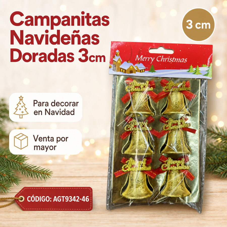 CAMPANAS CON LAZO X6 AGT9342-46