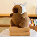 PELUCHE CAPYBARA C/FRAZADA 1358-10/11/12