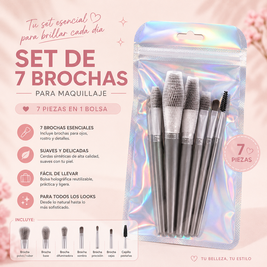 BROCHAS DE MAQUILLAJE X7 CX-103