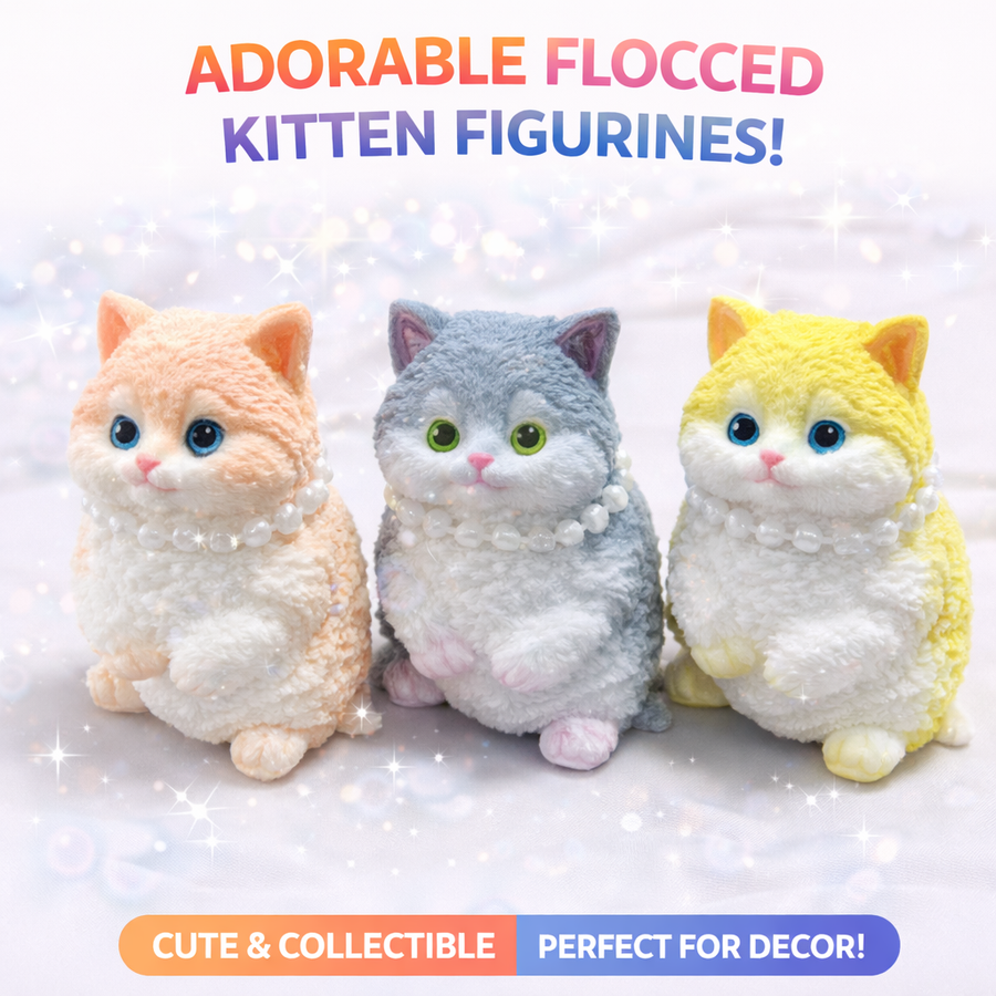 SQUEEZE GATO C/COLLAR DE PERLAS SQH-002