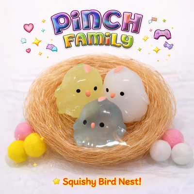 SQUEEZE FAMILIA DE POLLITO 3PCS SQH-003