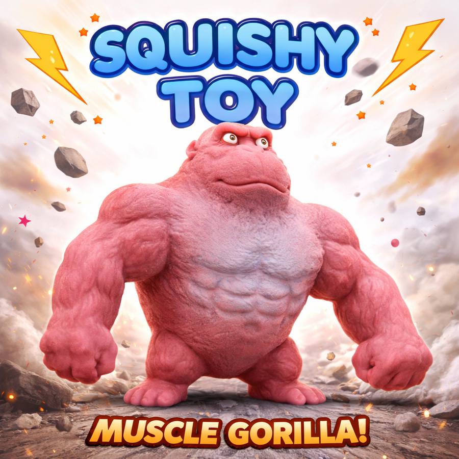 SQUISHY TOY GORILA GRANDE NLS-002