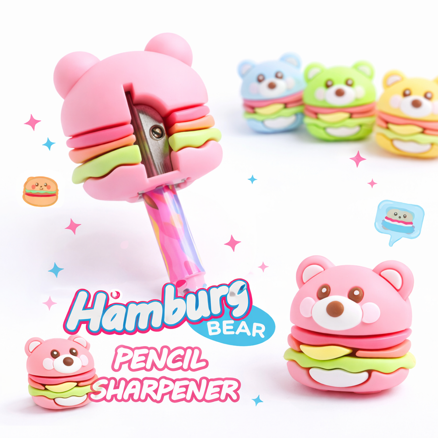 SACAPUNTAS DISENO OSO HAMBURGUESA WB-71029