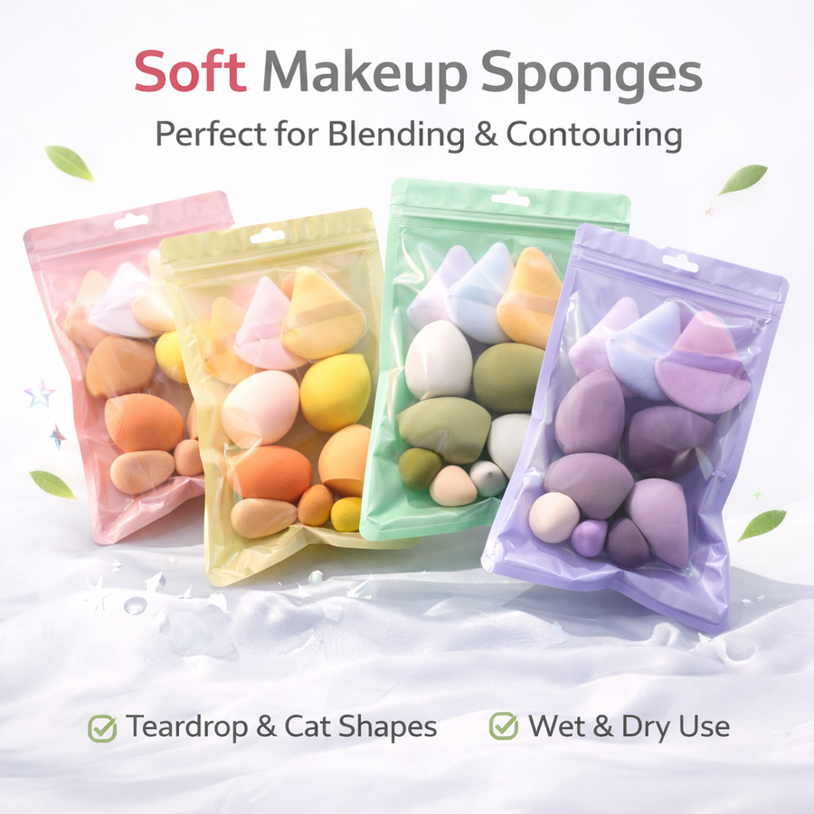 SET DE ESPONJA DE MAQUILLAJE X11 PCS CX-059