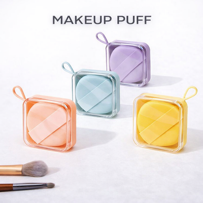 ESTUCHE PARA BORLA DE MAQUILLAJE CHICO CX-076