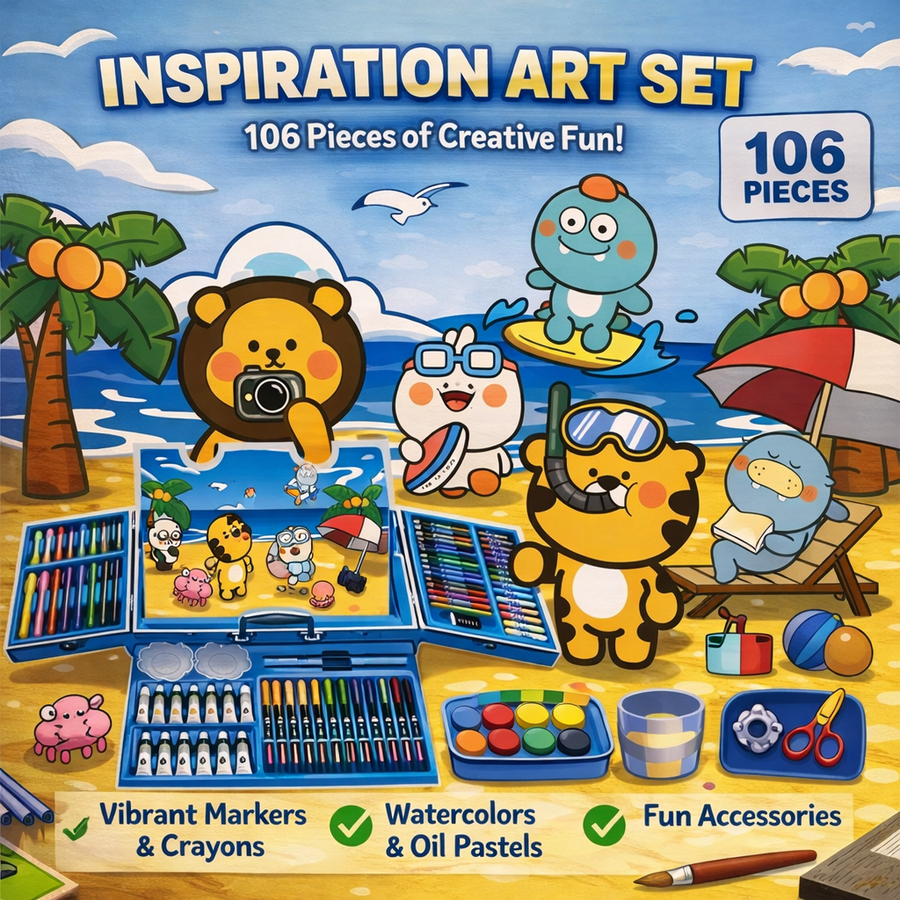 INSPRATION ART SET DE LIBRERIA 106PIECES 25015